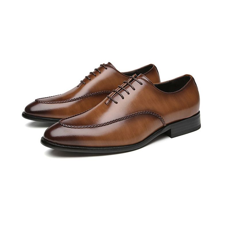 Formale Herrenschuhe Oxford Business Modern Retro Chiseled Toe