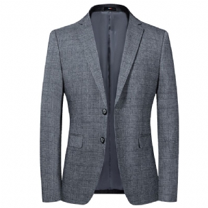 Herren-blazer Sportmantel Kariert Schmal Business Modern Zwei Knöpfe