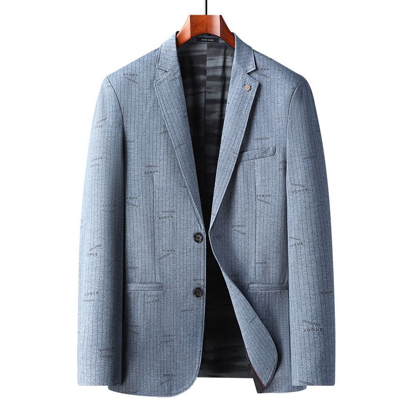 Herren-blazer Übergroßer Sportmantel Lockeres Business Moderne Buchstaben Blumenmuster