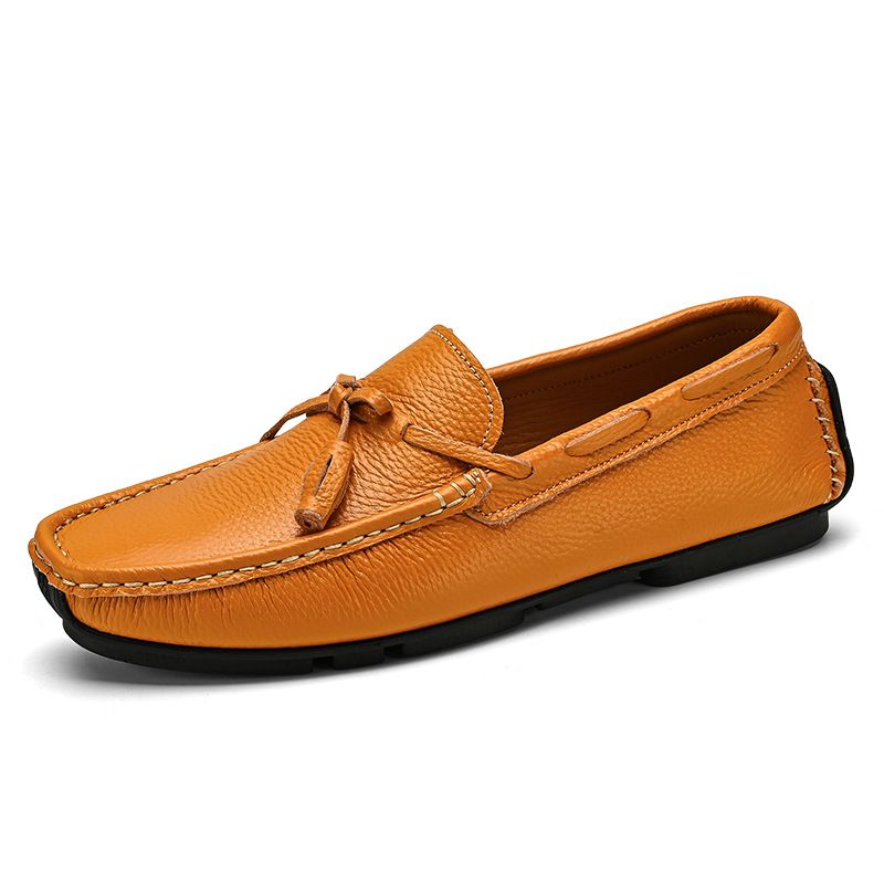 Herren-loafer Mokassin Quaste Rindsleder